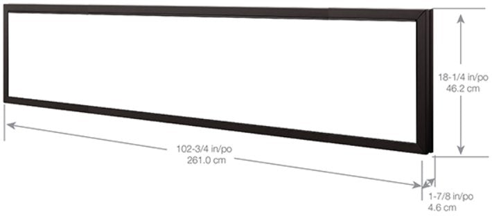 Dimplex | Black trim for XLF100 - X-XLFTRIM100