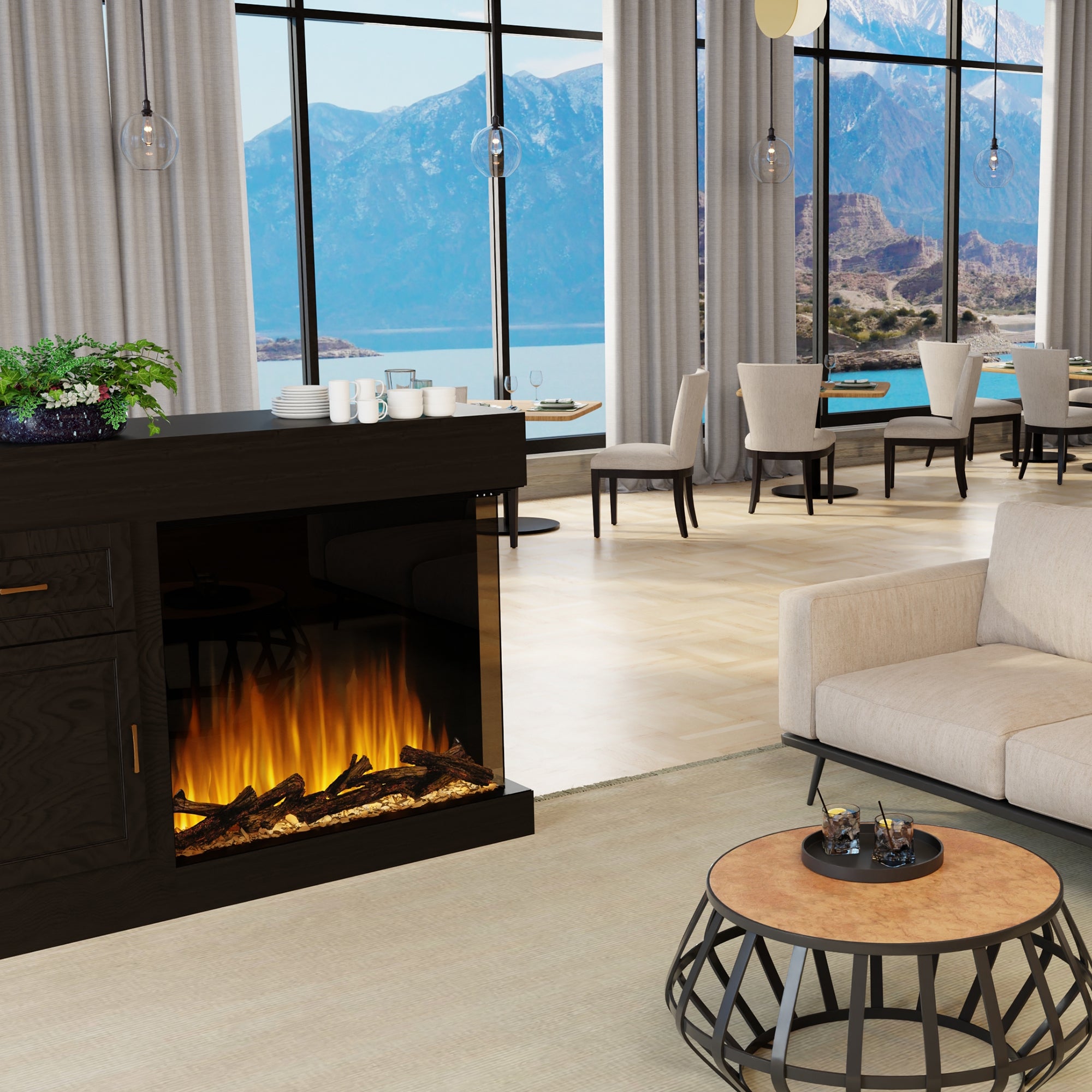 Dimplex | Ignite Aspire 42 Inch Built-in Electric Fireplace - ASP42