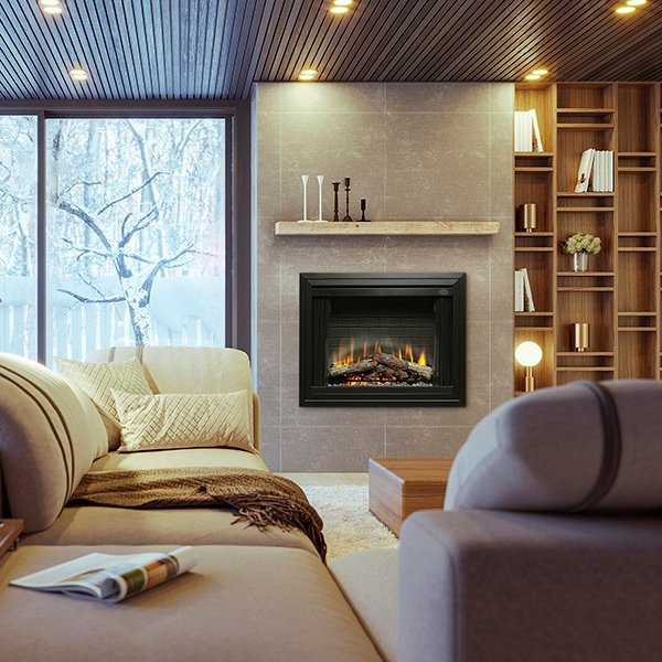 Dimplex | BF Deluxe 39 Inch Built-in Electric Fireplace - X-BF39DXP