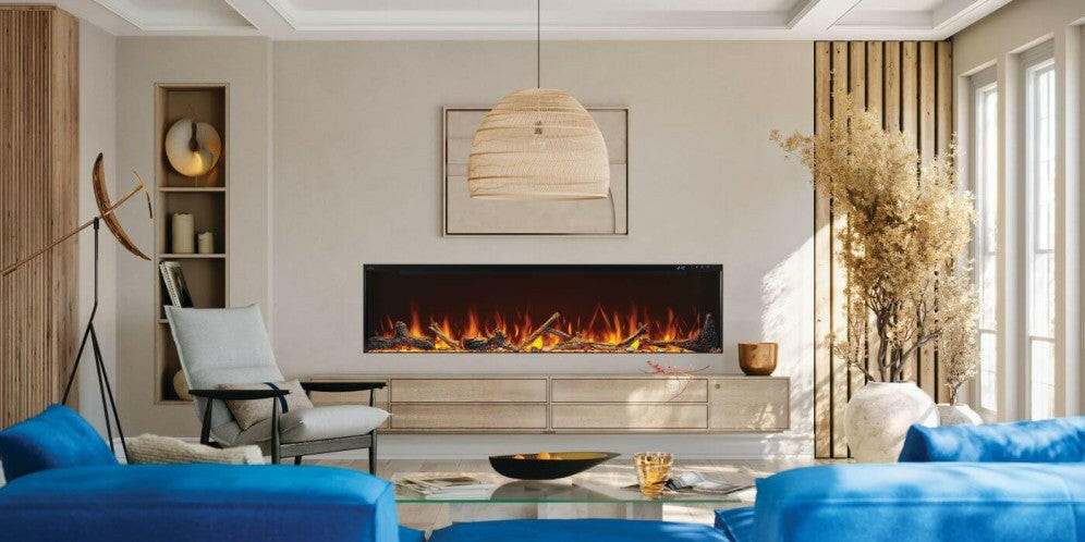 Napoleon | Astound 74 Inch Flex Mount Electric Fireplace - NEFL74AB