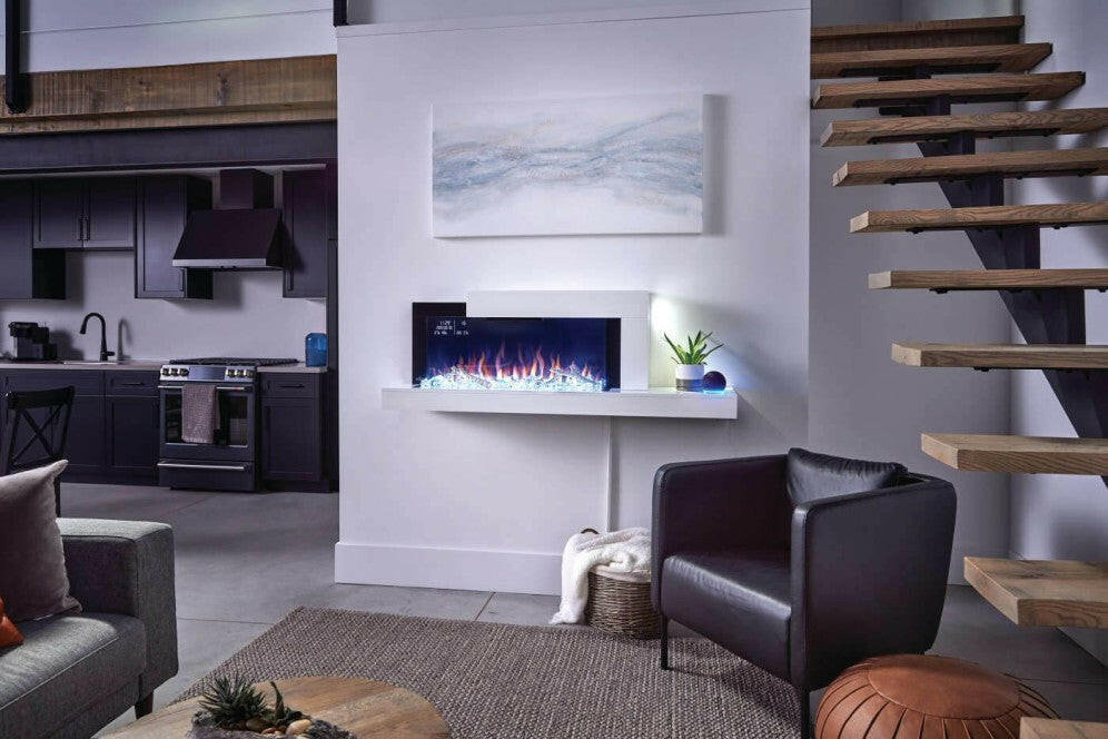 Napoleon | Stylus Cara Elite Connected Wall-Hanging Electric Fireplace - NEFP32-5019W-IOT
