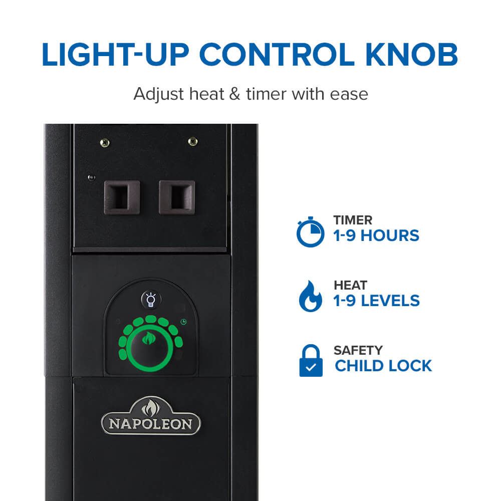 Napoleon | Phantom Freestand Outdoor Electric Infrared Heater - NEOFV80IH