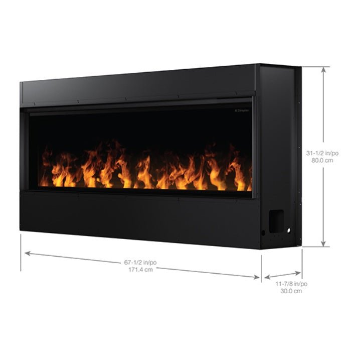 Dimplex | Optimyst 66 Inch Linear Vapor Electric Fireplace - OLF66