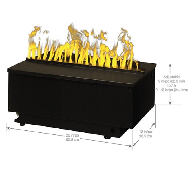 Dimplex Optimyst 20-in RGB Cassette Vapor Electric Fireplace - CDFI500-PRO
