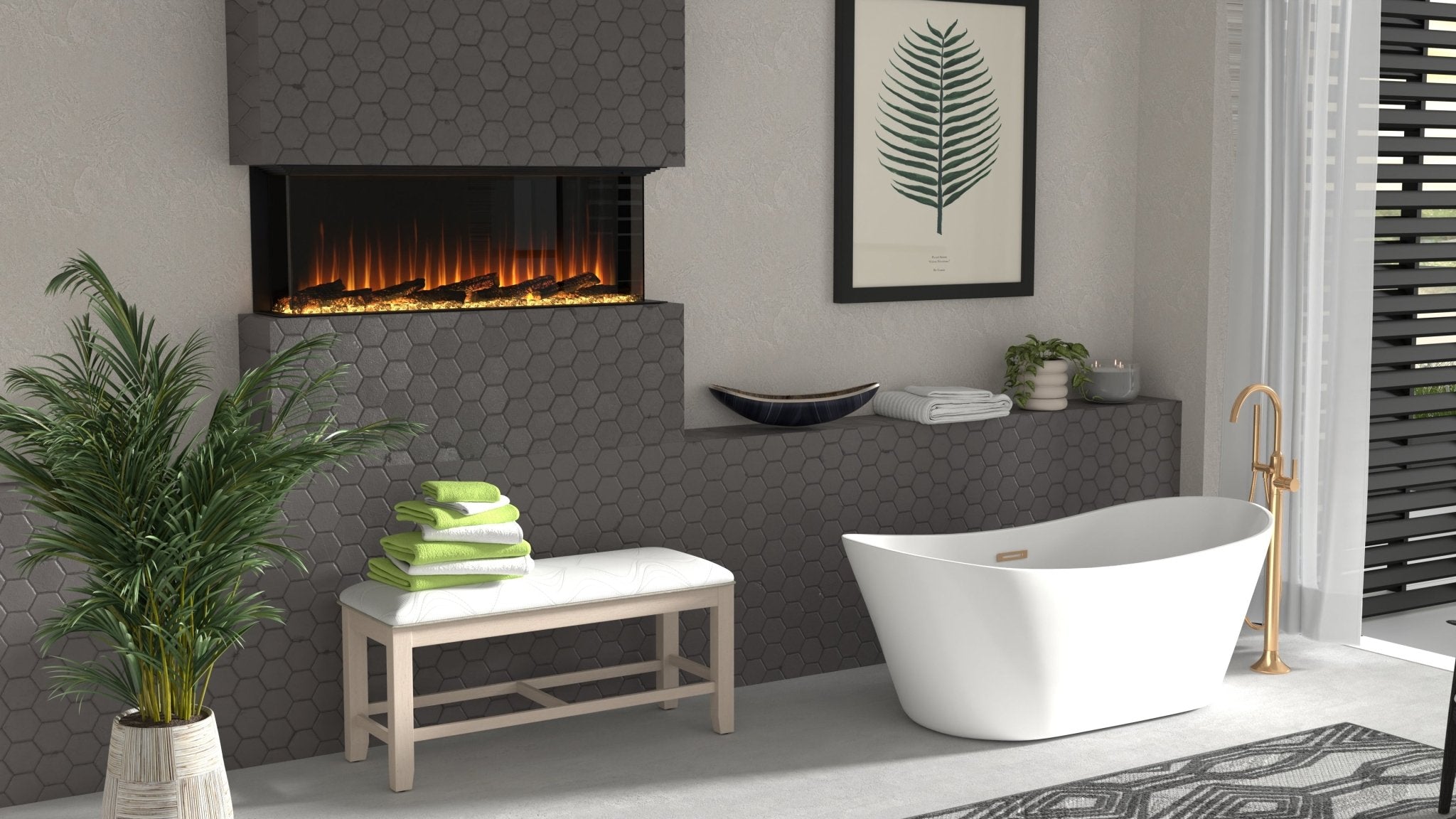 Dimplex | Ignite Ultra 50 Inch Built-in Electric Fireplace - ULT50