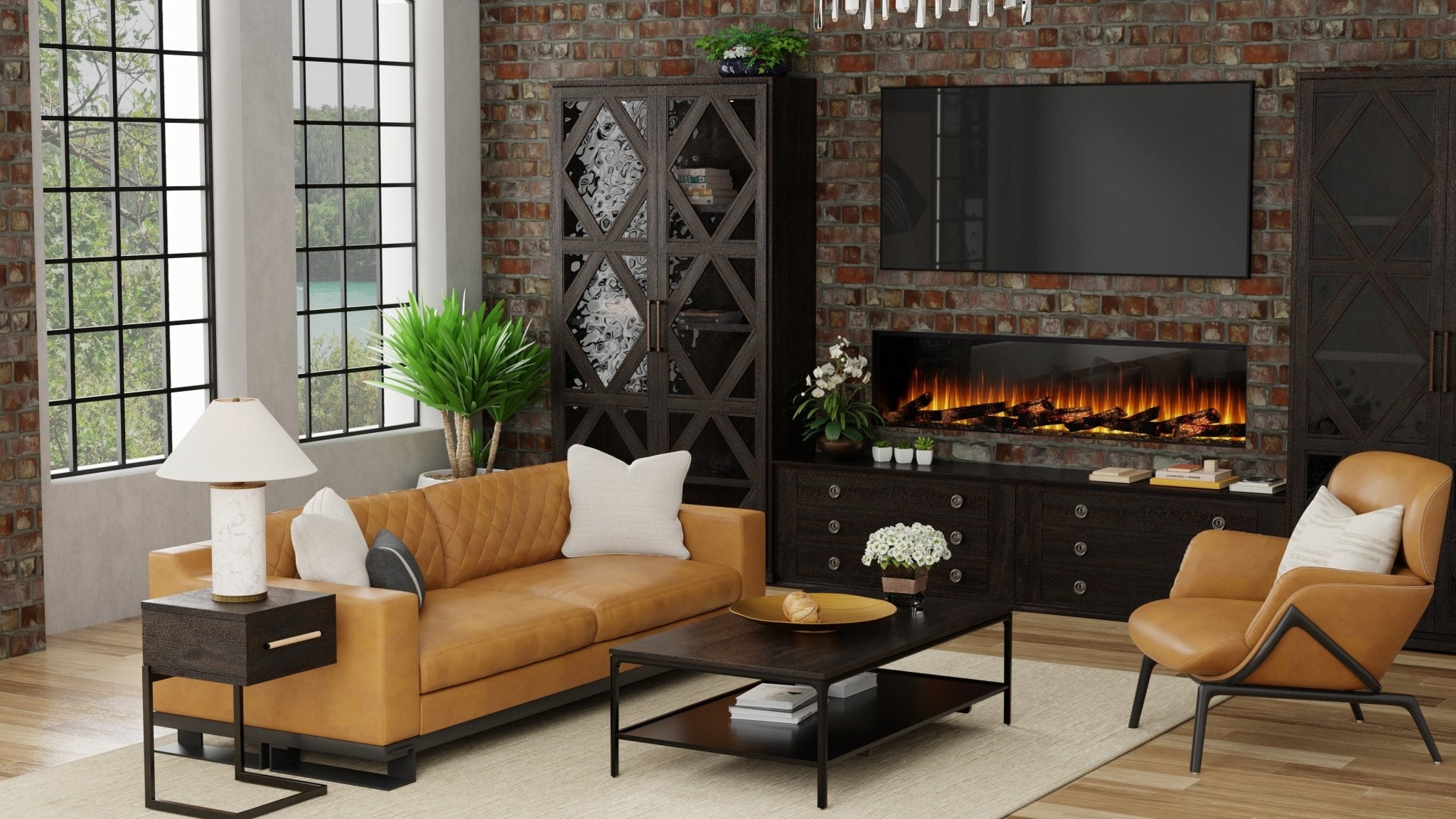 Dimplex | Ignite Ultra 74 Inch Built-in Electric Fireplace - ULT74