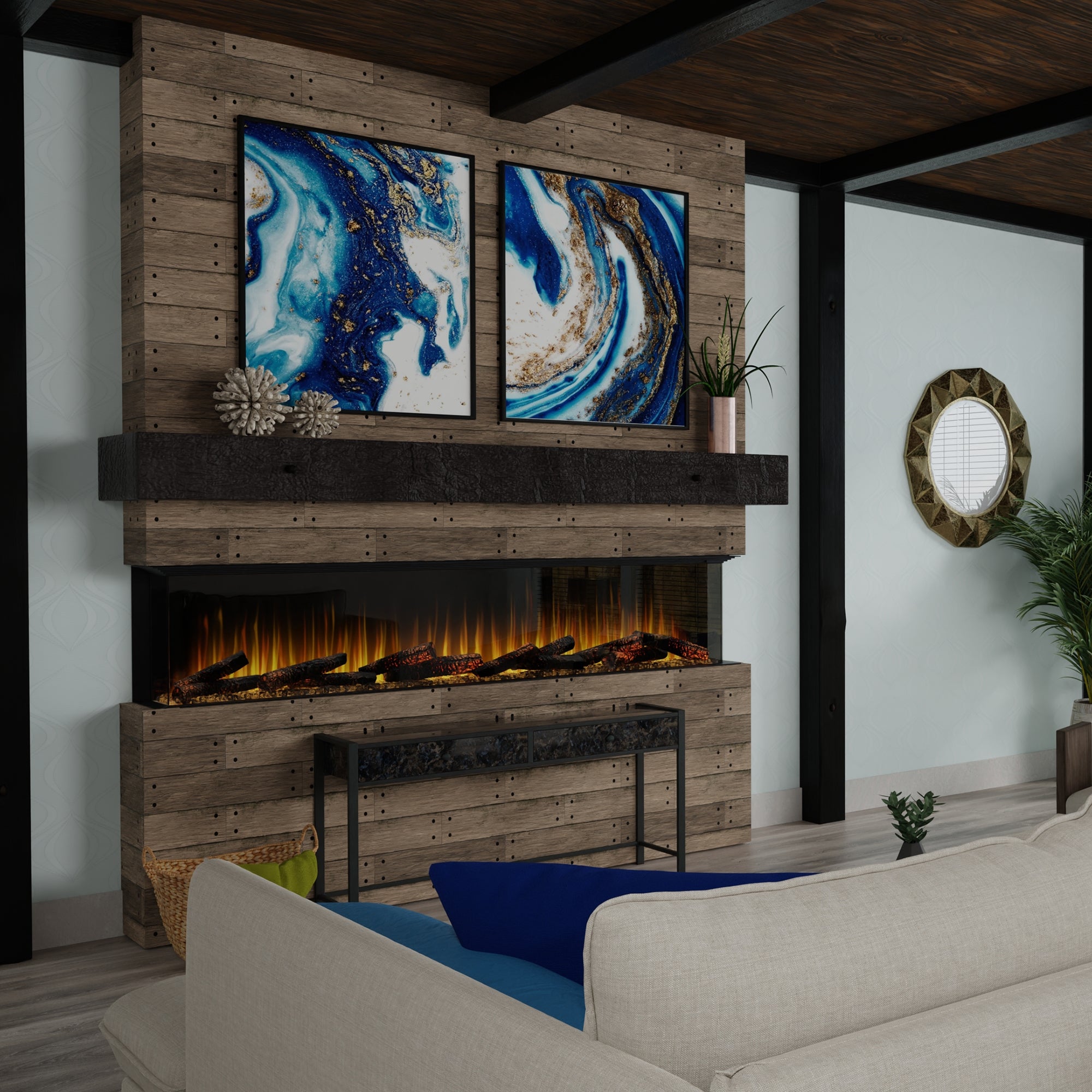 Dimplex | Ignite Ultra 88 Inch Built-in Electric Fireplace - ULT88