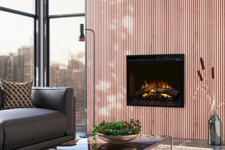 Dimplex | Nova 28 Inch Built-in Electric Fireplace W/ Logs - XHD28L