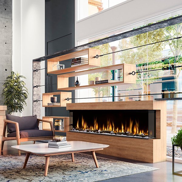 Dimplex | Ignite Bold 88 Inch Built-in Linear Electric Fireplace - X-XLF8817-XD