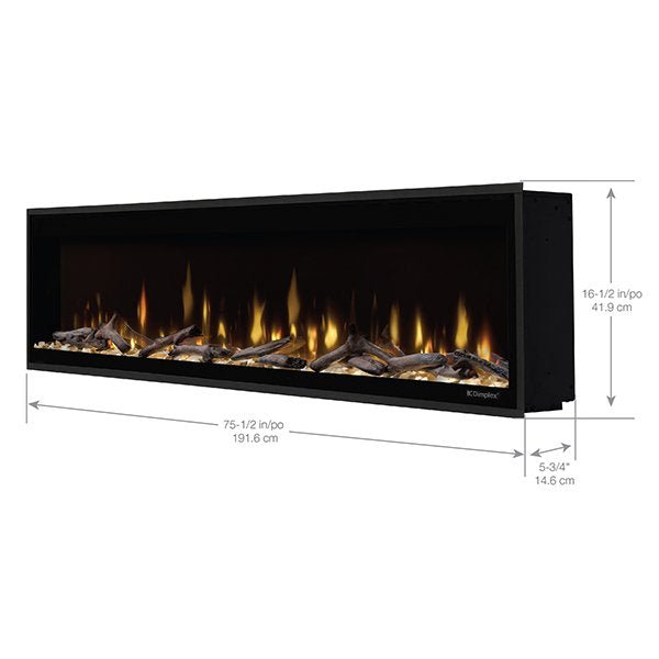 Dimplex | Ignite Evolve 74 Inch Linear Electric Fireplace - EVO74