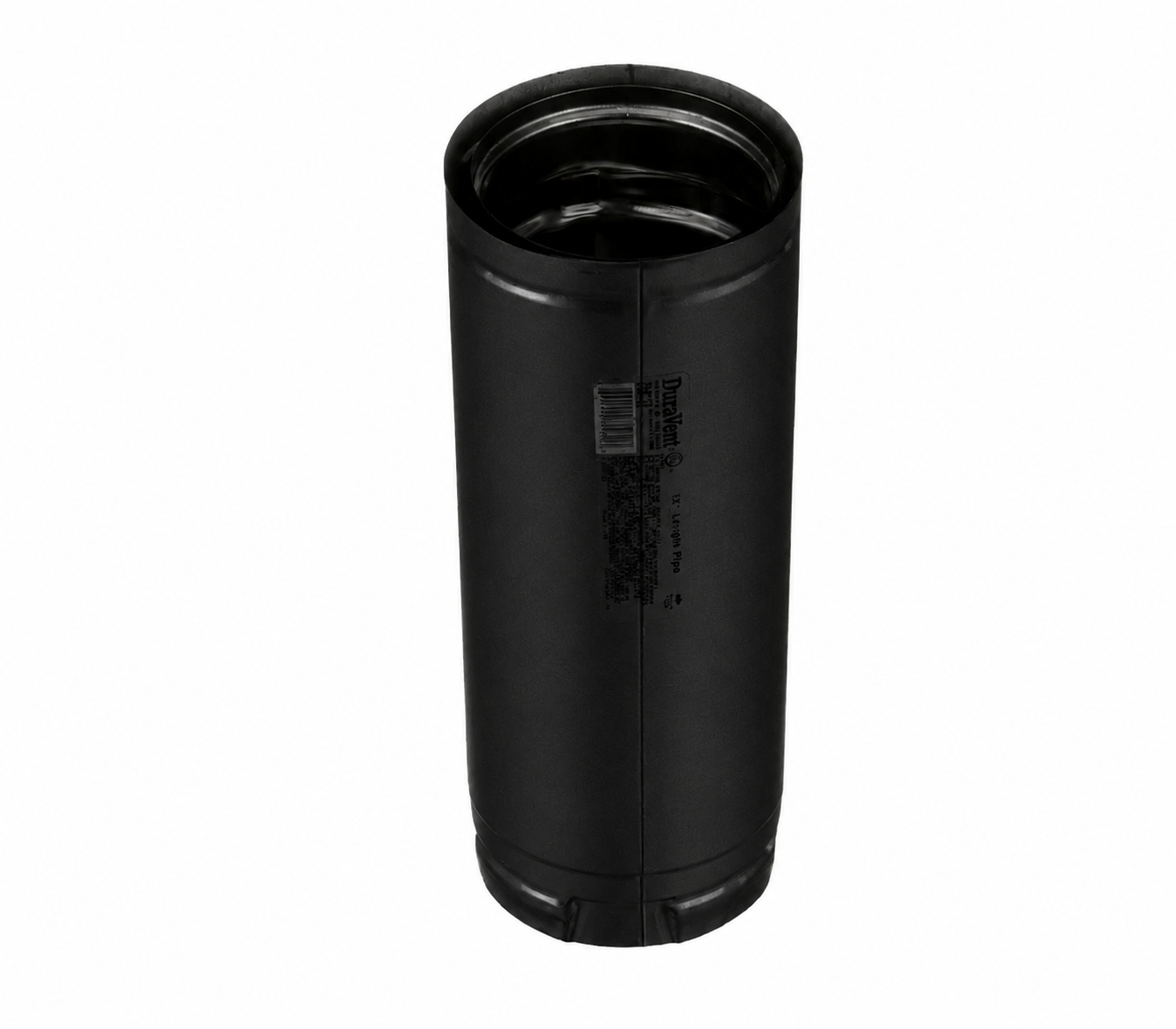 Duravent PelletVent Pro | 3" diameter x 12-inch length black 3PVP-12B