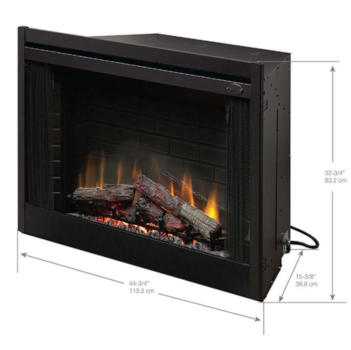 Dimplex | BF Deluxe 45 Inch  Built-in Electric Fireplace - X-BF45DXP