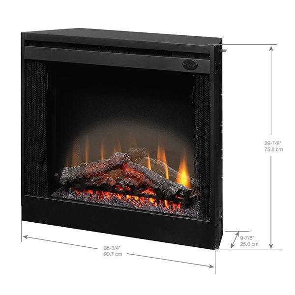 Dimplex | BF Slimline 33 Inch Built-in Electric Fireplace - X-BFSL33
