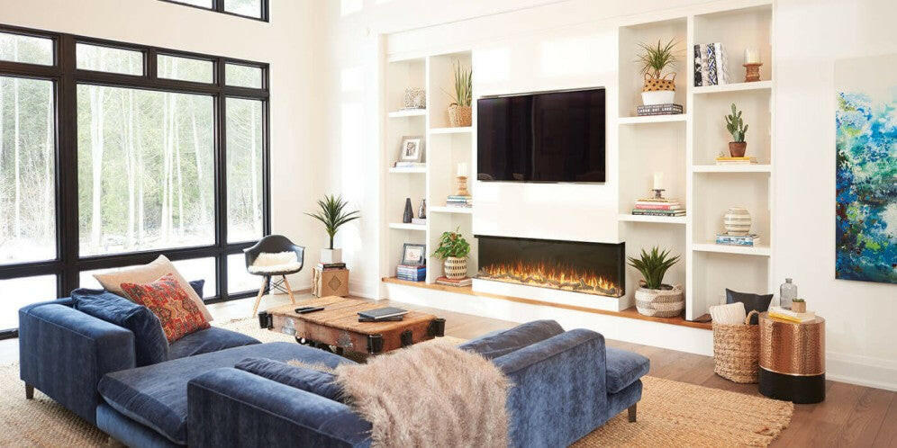 Napoleon | Trivista Primis 60-inch Three-Sided Electric Fireplace - NEFB60H-3SV