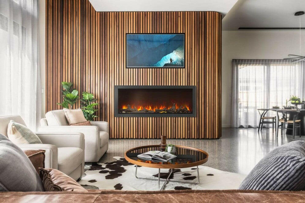 Napoleon | Astound 62 Inch Built-In Electric Fireplace - NEFB62AB