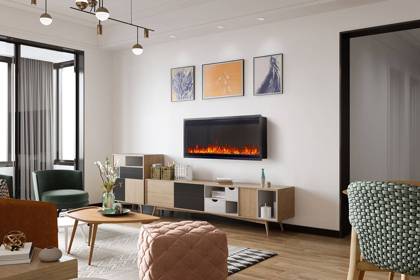 Napoleon Astound™ SlimMount 42 Electric Fireplace - 	NEFL42AS