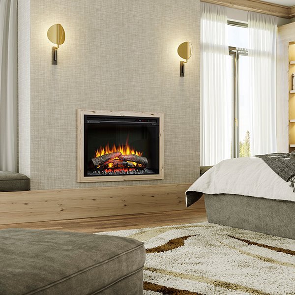 Dimplex | Nova 33 Inch Built-in Electric Fireplace W/ Logs - XHD33L