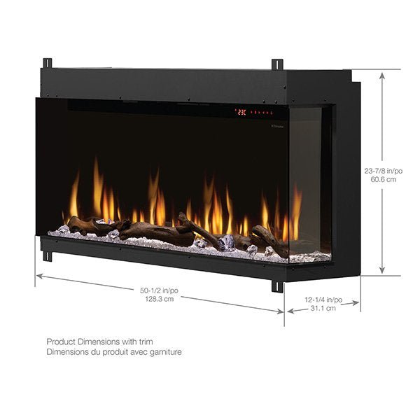 Dimplex | Ignite Bold 50 Inch Built-in Linear Electric Fireplace - X-XLF5017-XD