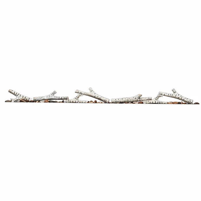 Napoleon | Birch Log Kit with Rocks - NEF-BLRAK60