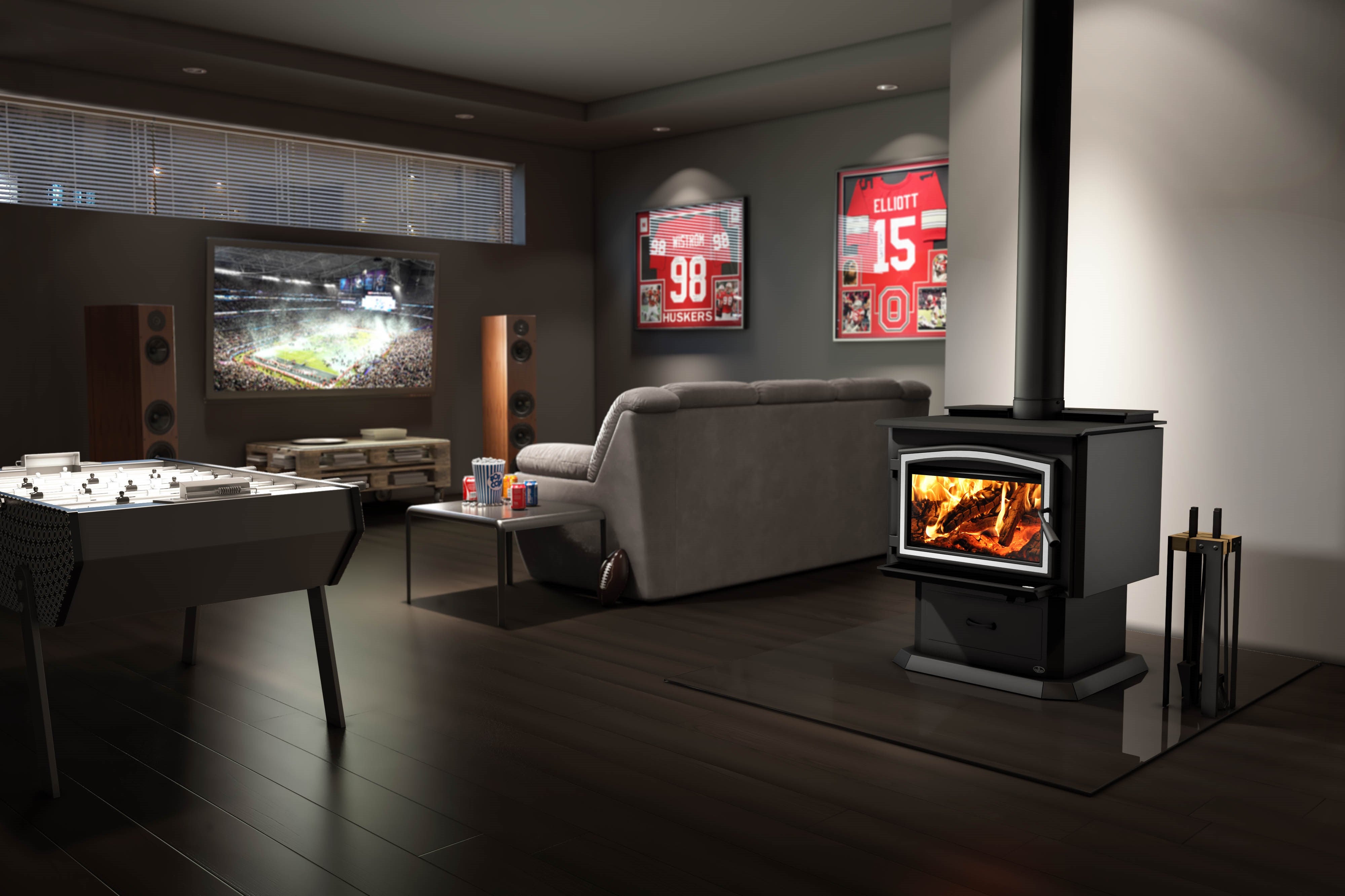Osburn 3500 wood stove with blower